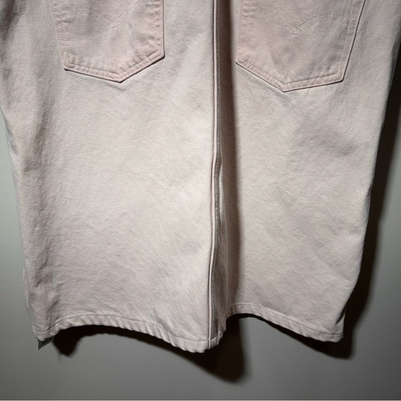Levi’s Fresh Hendrix Pastel Pink Overalls Dress / Jumper Size XL 100% Cotton - Picture 11 of 16